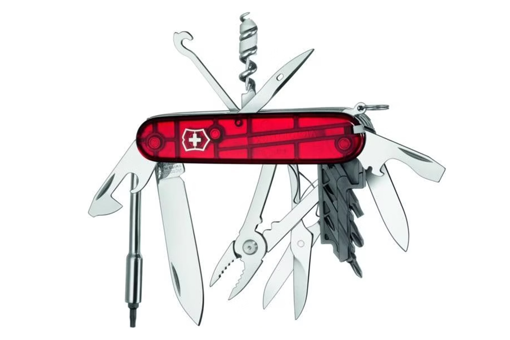 Victorinox Cyber Tool M rot transparent
