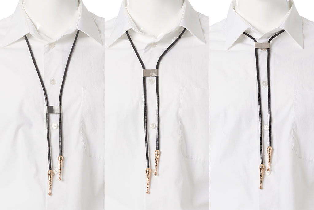 Bolo tie, Western tie (without badge)