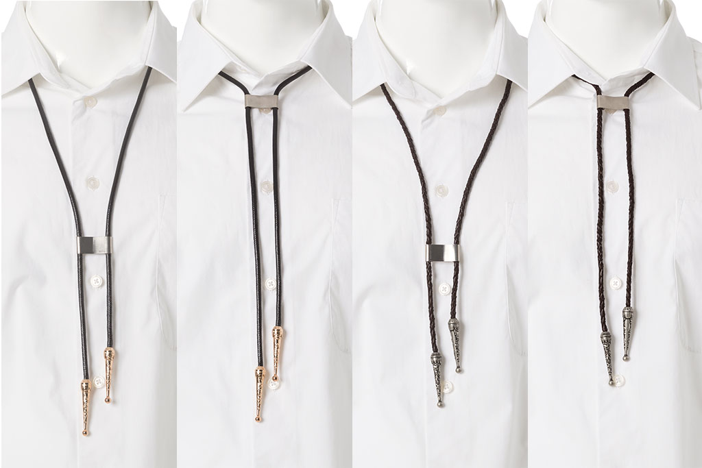 Bolo tie, Western tie (without badge)