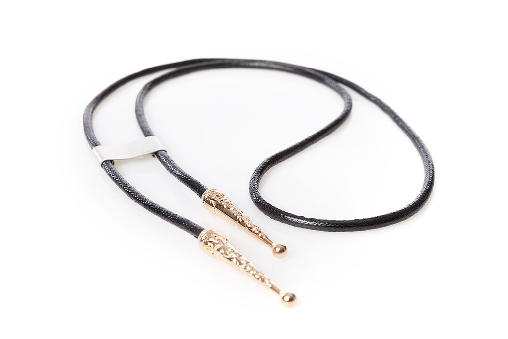 Bolo tie, Western tie (without badge)