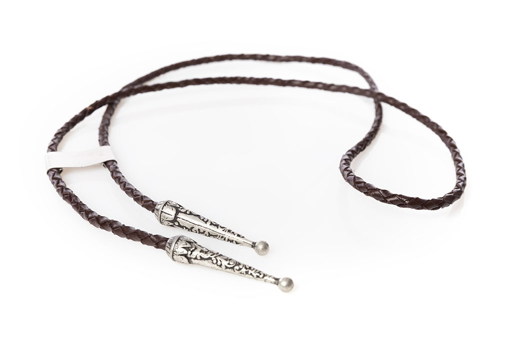 Bolo tie, Western tie (without badge)