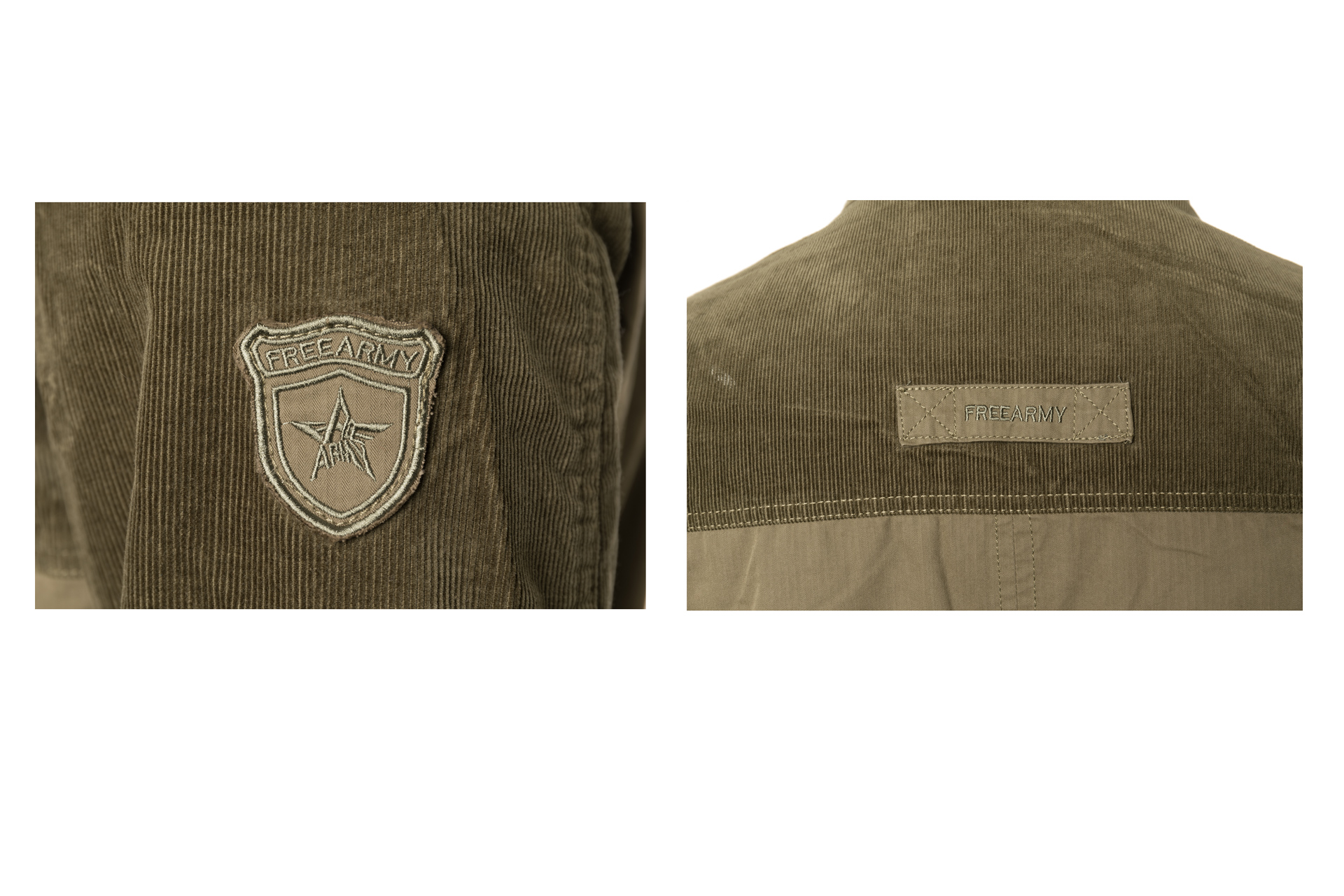 Veste d'extérieur couleur olive en style Manchester tendance