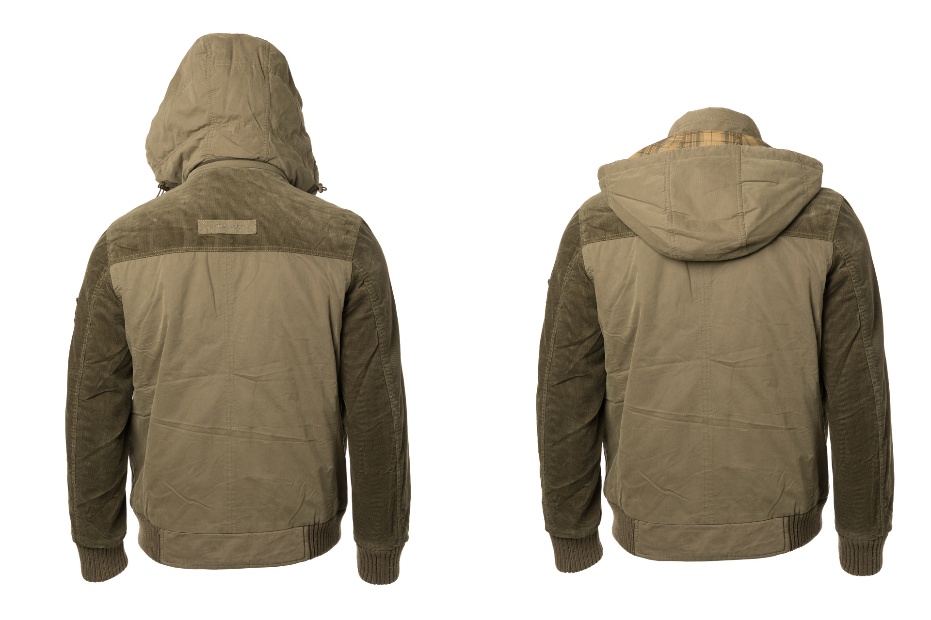 Veste d'extérieur couleur olive en style Manchester tendance