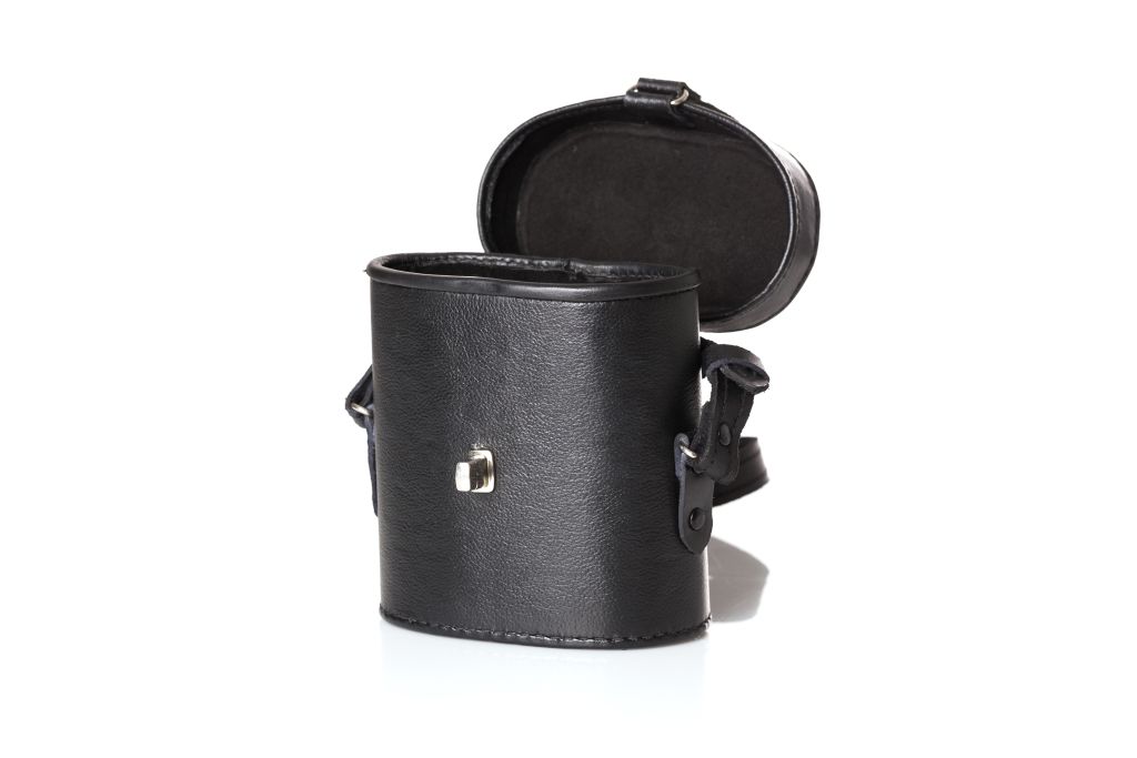 Carquois en cuir dur pour jumelles