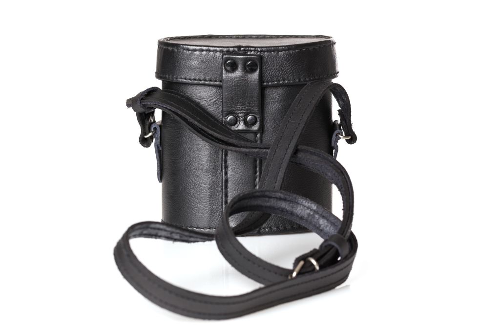 Carquois en cuir dur pour jumelles