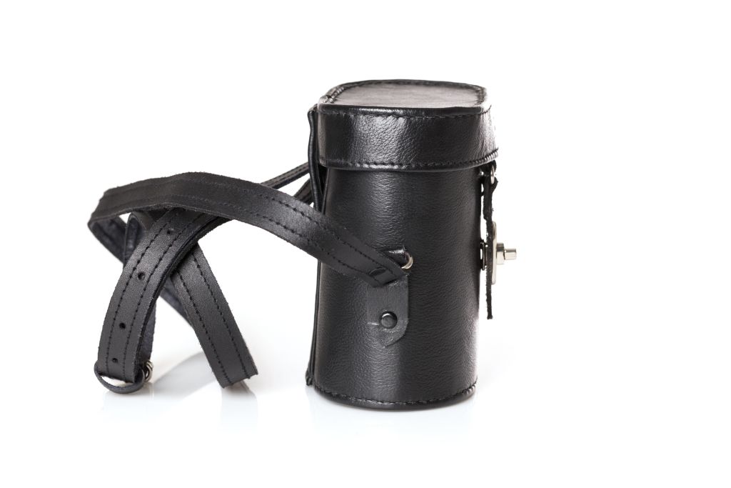 Carquois en cuir dur pour jumelles