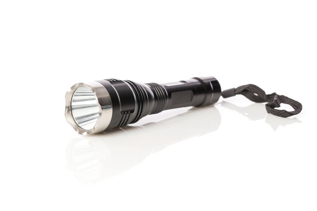 Lampadina tascabile Trustfire 168A-T6 con luce a LED bianca a 1000 Lumen, con una batteria inclusa