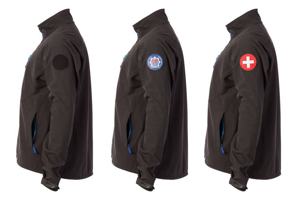 Veste softshell de qualité et fonctionnelle en noir