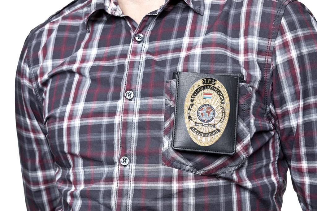 Astuccio in cuoio "Official" IPA Lussemburgo