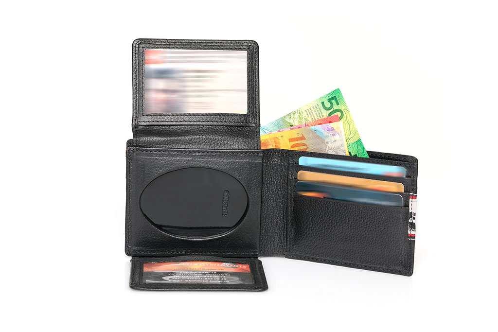 Leather wallet "Swiss Folklore line" (without badge)