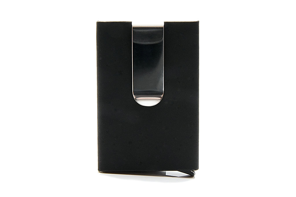 Aluminium credit card box "The Black Box" Firefighter, engraving