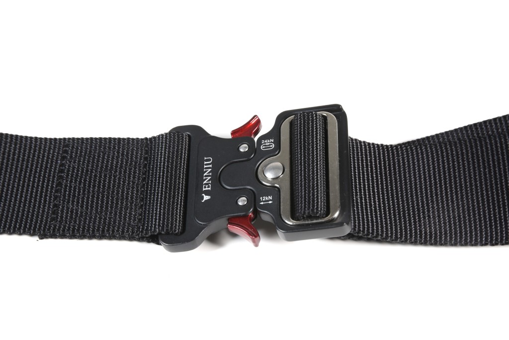 Insert belt with safety clasp