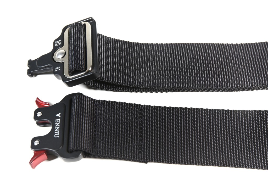 Insert belt with safety clasp