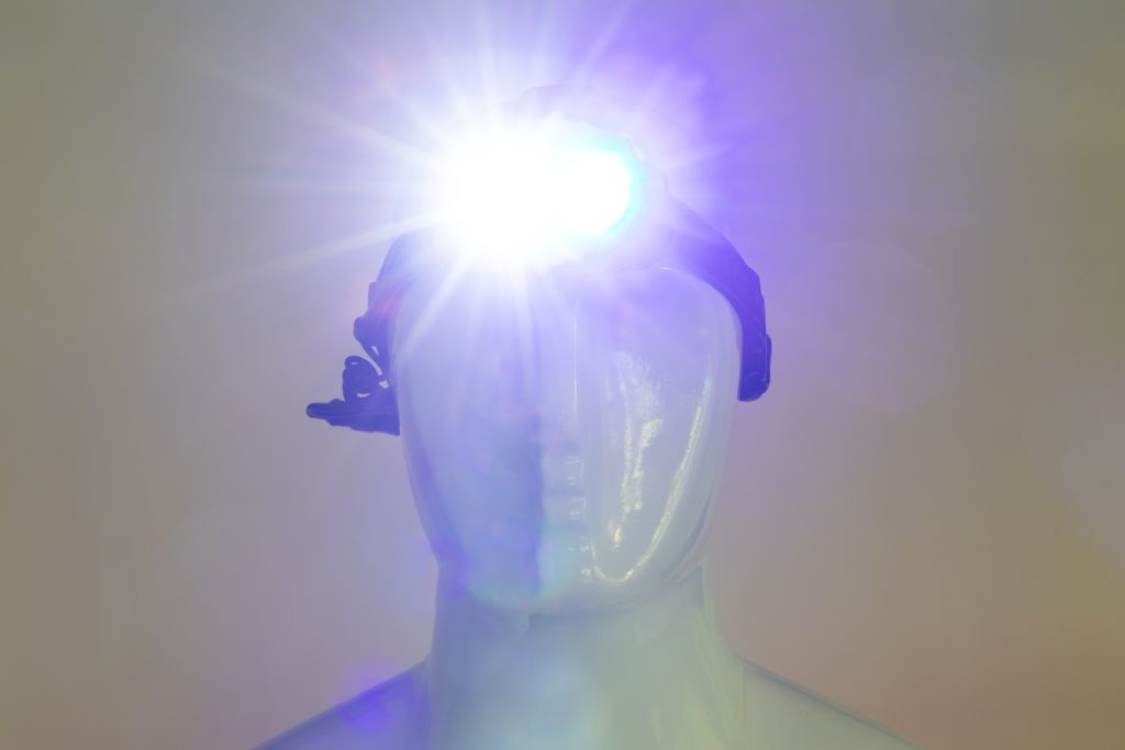 Power LED Bike-Head lamp-Bicycle lamp 2x Cree XM-LT6 + Blue LED