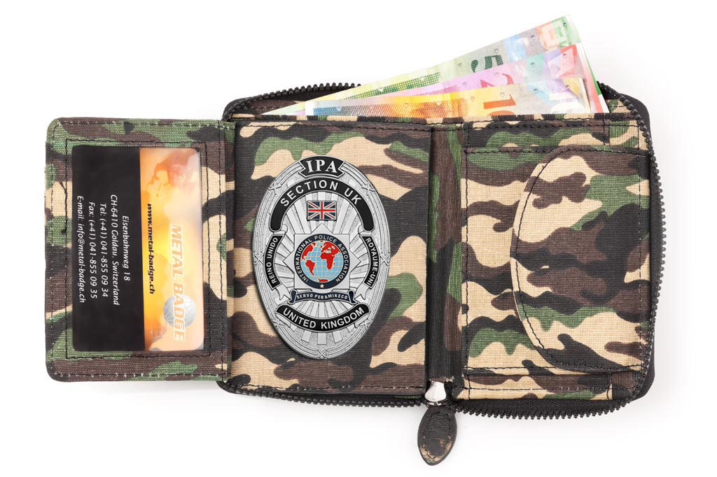 Leather wallet "Economy" IPA UK