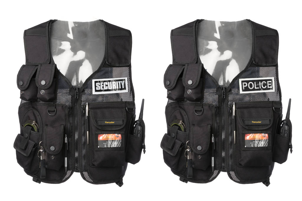Tactical combat vest "SECURITY" and "POLICE"