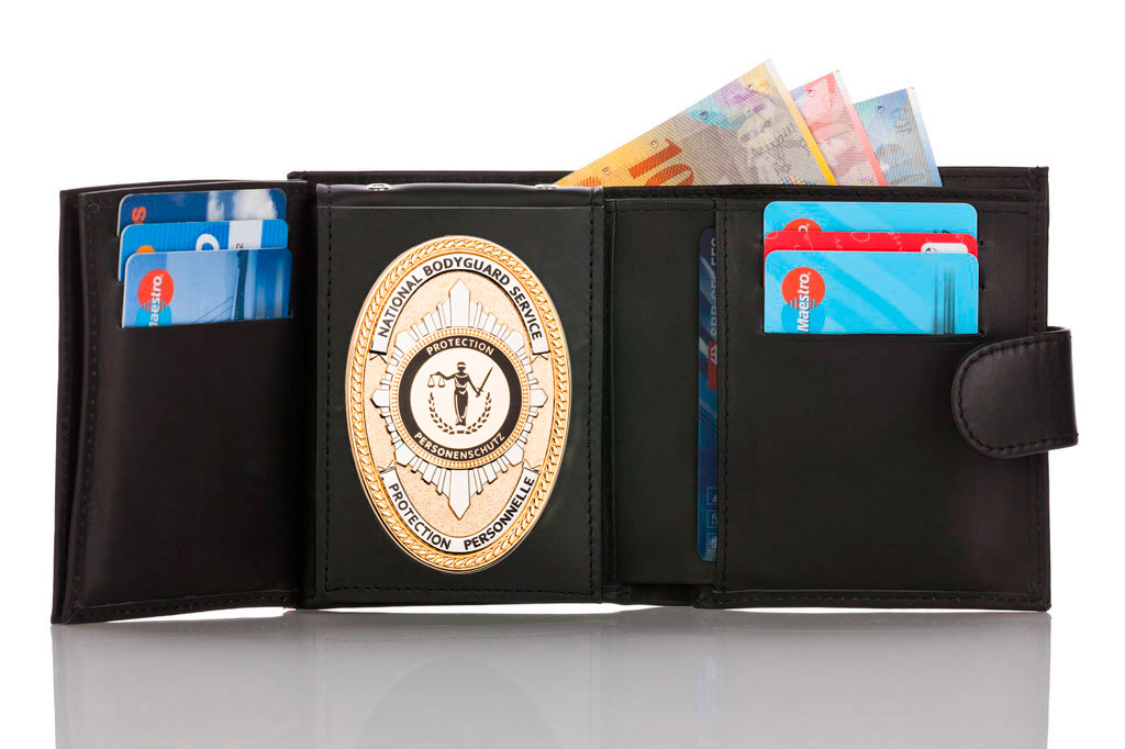 Etui en cuir "Qualified - two in one" Garde du corps