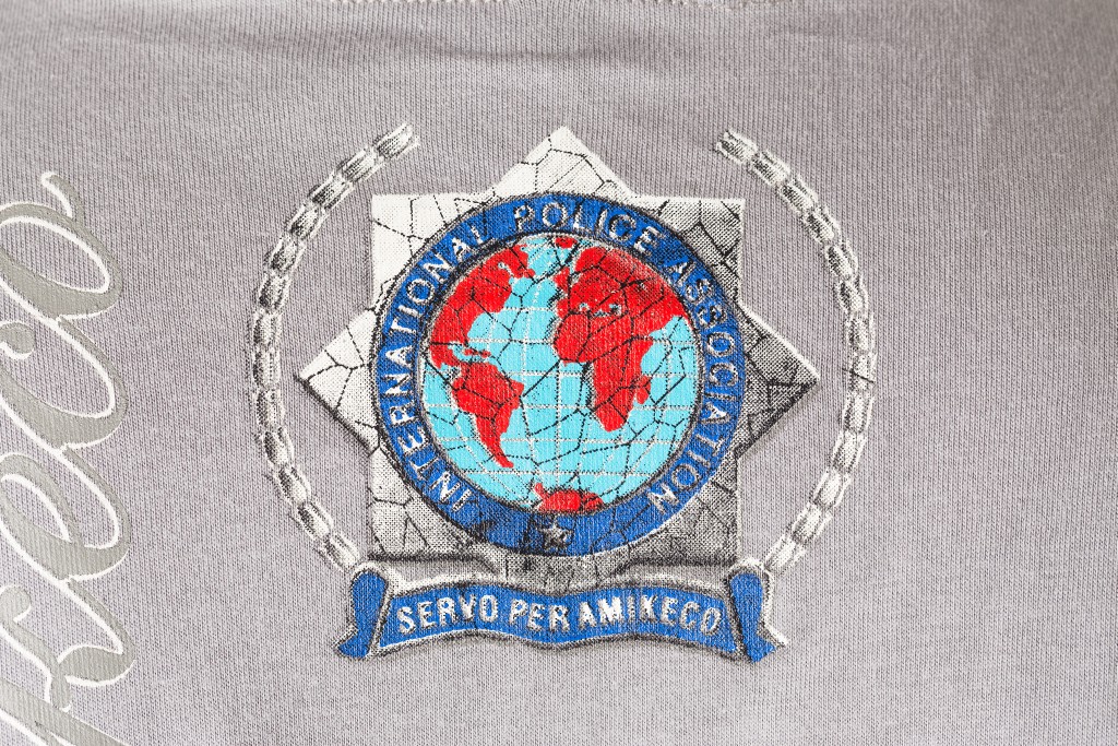 T-shirt IPA rétro gris