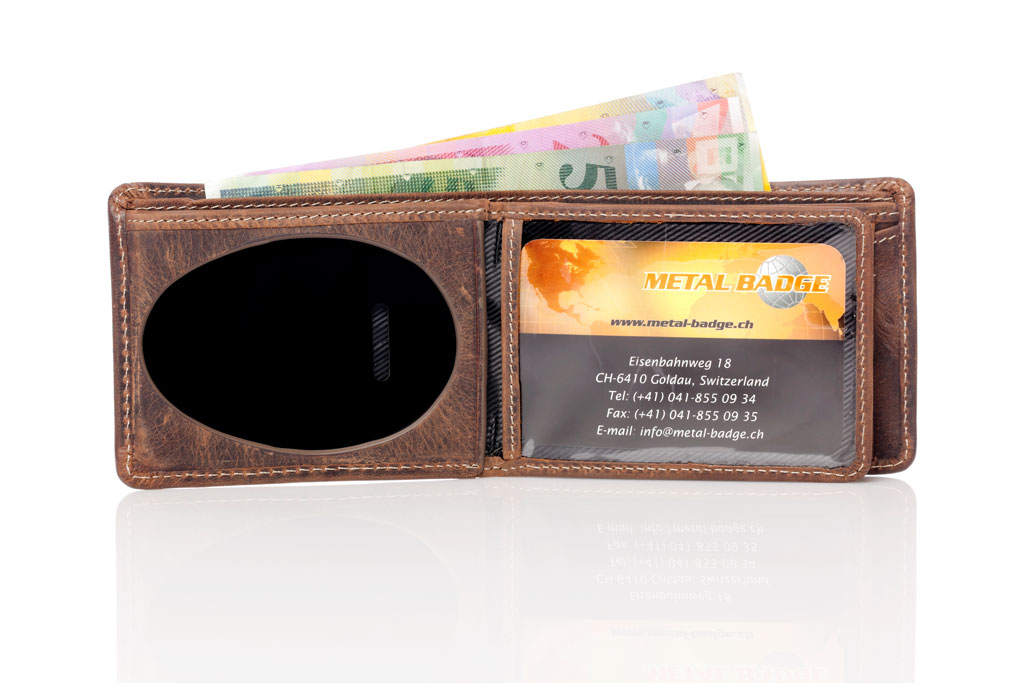 Leather wallet "Liberty" (without badge)