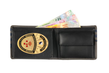 Astuccio in cuoio "Trendy" Pompieri Aeroporto Zurigo