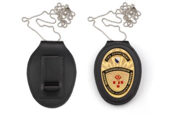 Lederetui "VIP" Feuerwehr Zürich Flughafen