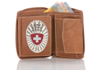 Lederetui "Supreme" Schweiz Fan Badge