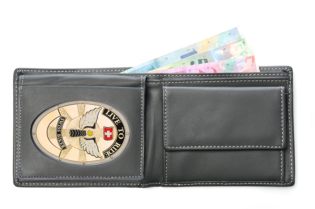 Custodia in pelle "Personal" Motociclisti Svizzera