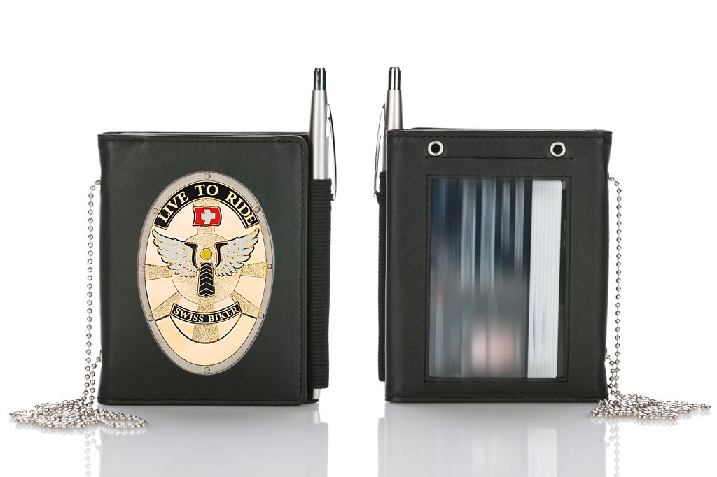 Leather wallet "Classic" Swiss Biker