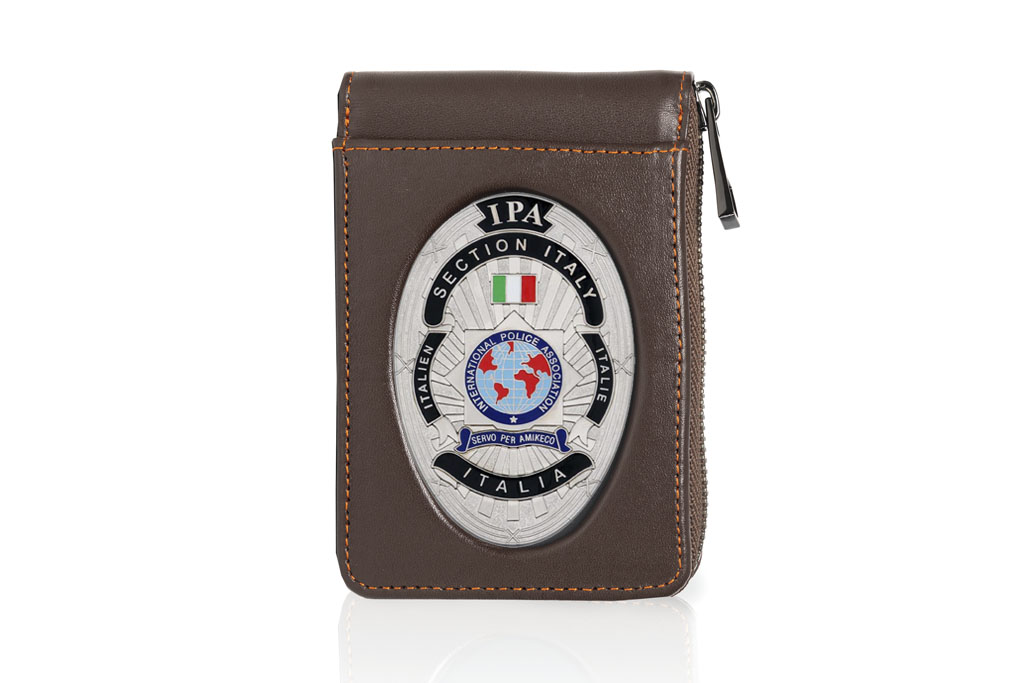 Portafogli in pelle "Award" IPA Italia