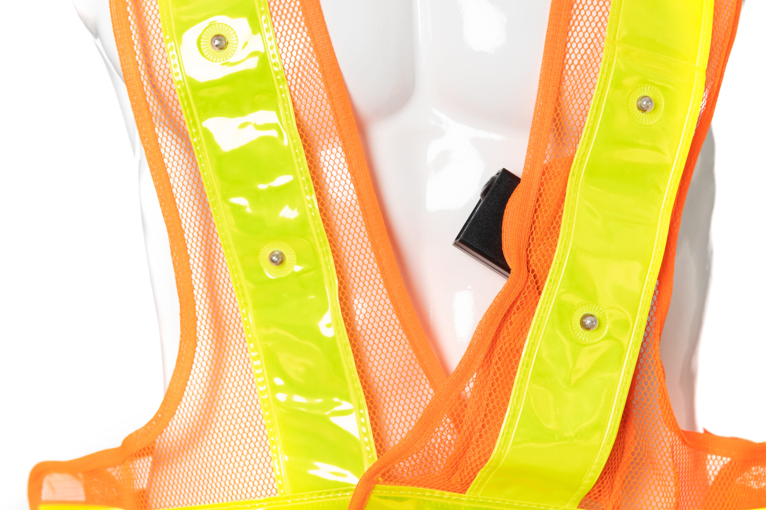 Reflective vest with LED