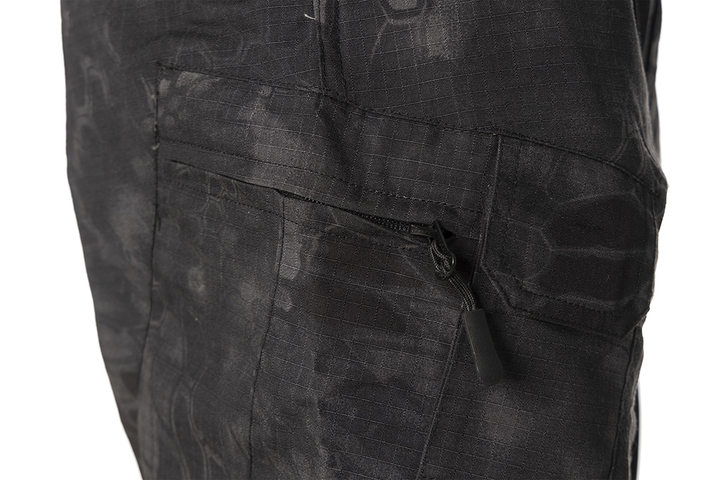 Taktische Cargo Hose ripstop IX7 Python Skin schwarz