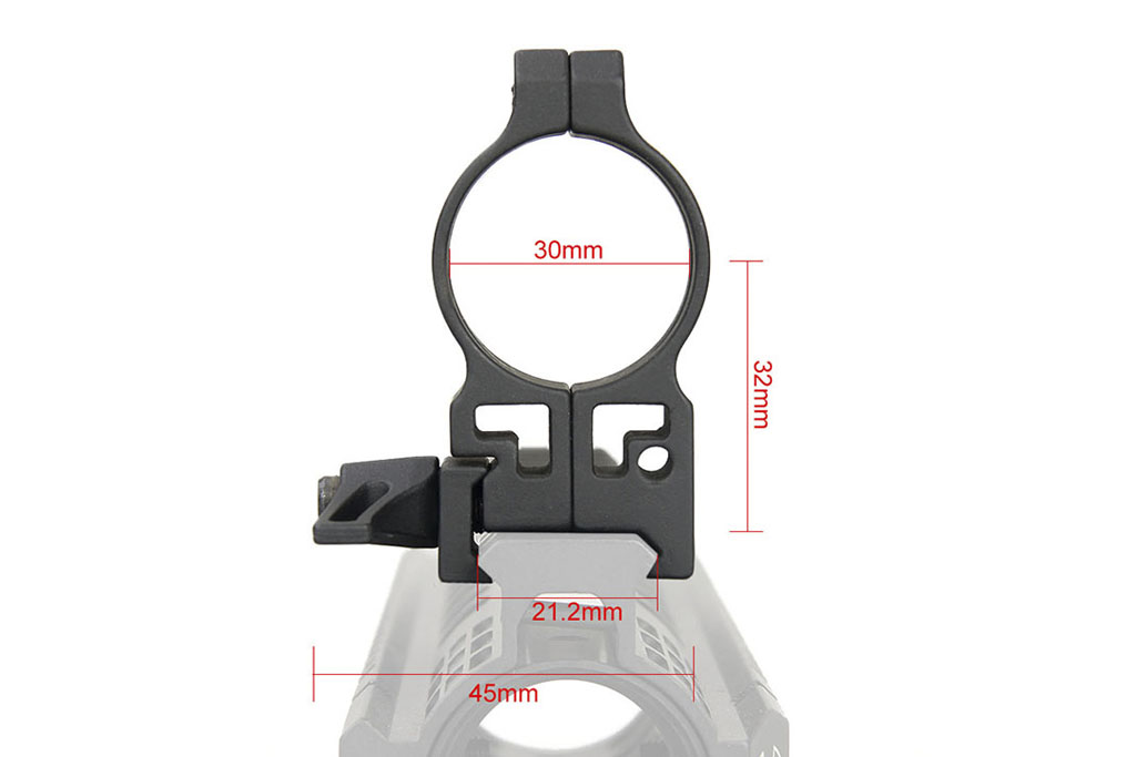 Zielfernrohr Ring Wasser-Waage 30mm Ø CL24-0169