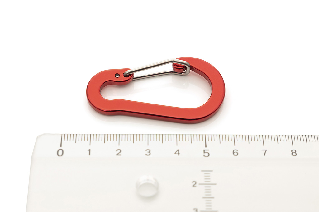 Mousqueton de matériel Mini Biner Wall - rouge