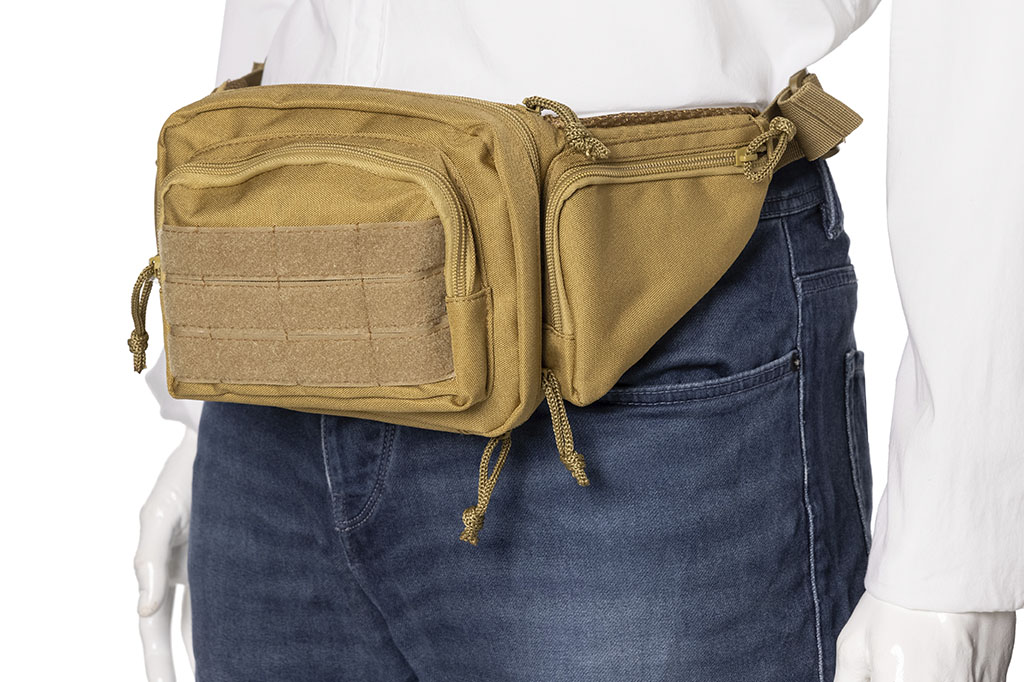 Sac de ceinture tactique pour les porteurs d'armes - kaki