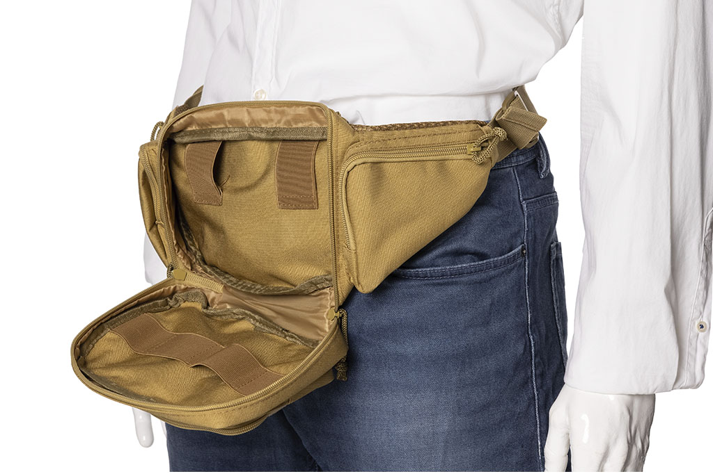 Sac de ceinture tactique pour les porteurs d'armes - kaki
