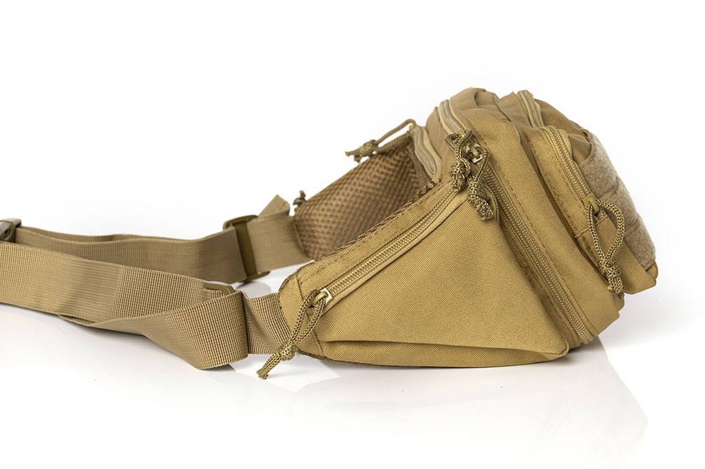 Sac de ceinture tactique pour les porteurs d'armes - kaki