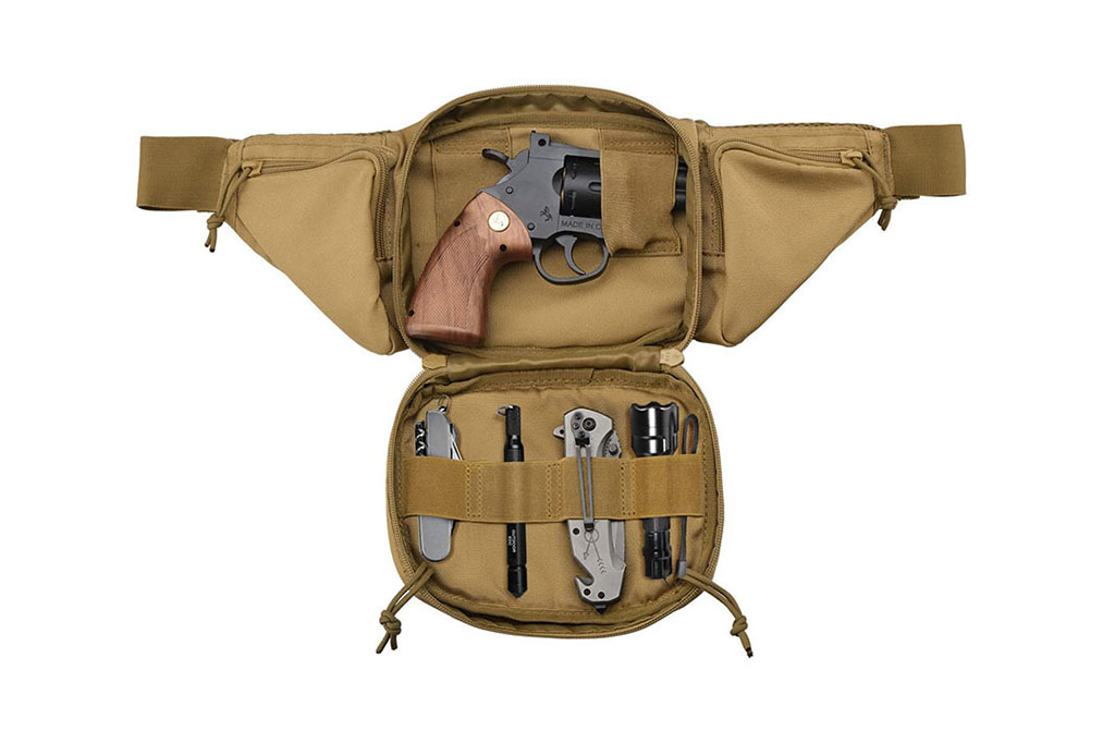 Sac de ceinture tactique pour les porteurs d'armes - kaki