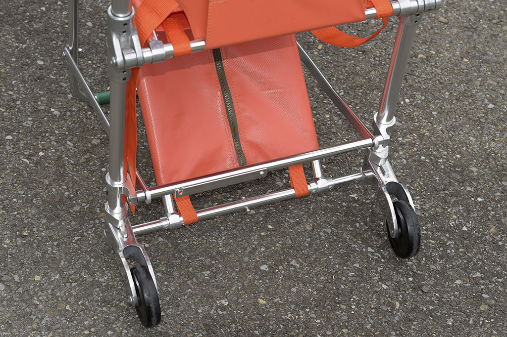 Emergency stretcher and wheelchair in one function