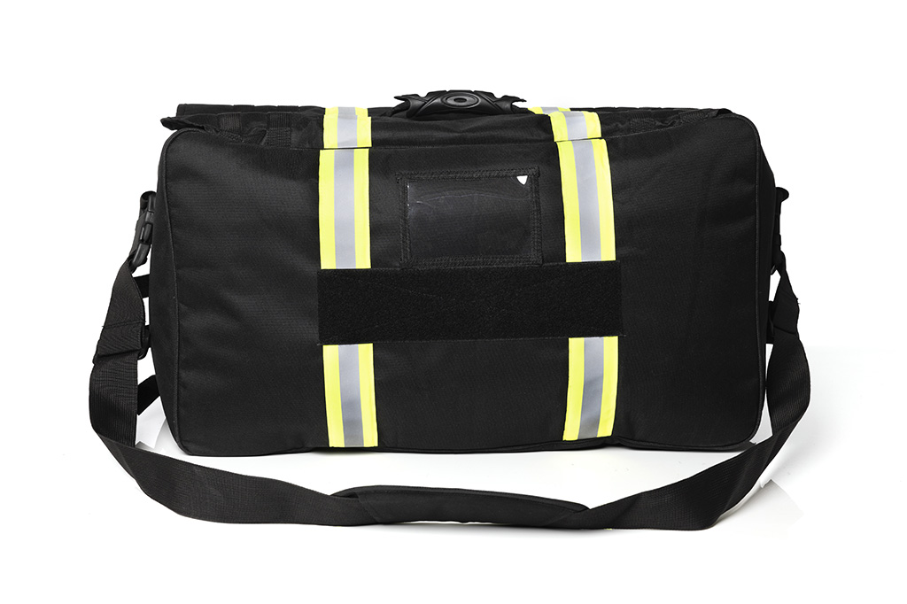 Borsa per interventi tattici per organizzazioni a luce blu con striscia riflettente giallo brillante