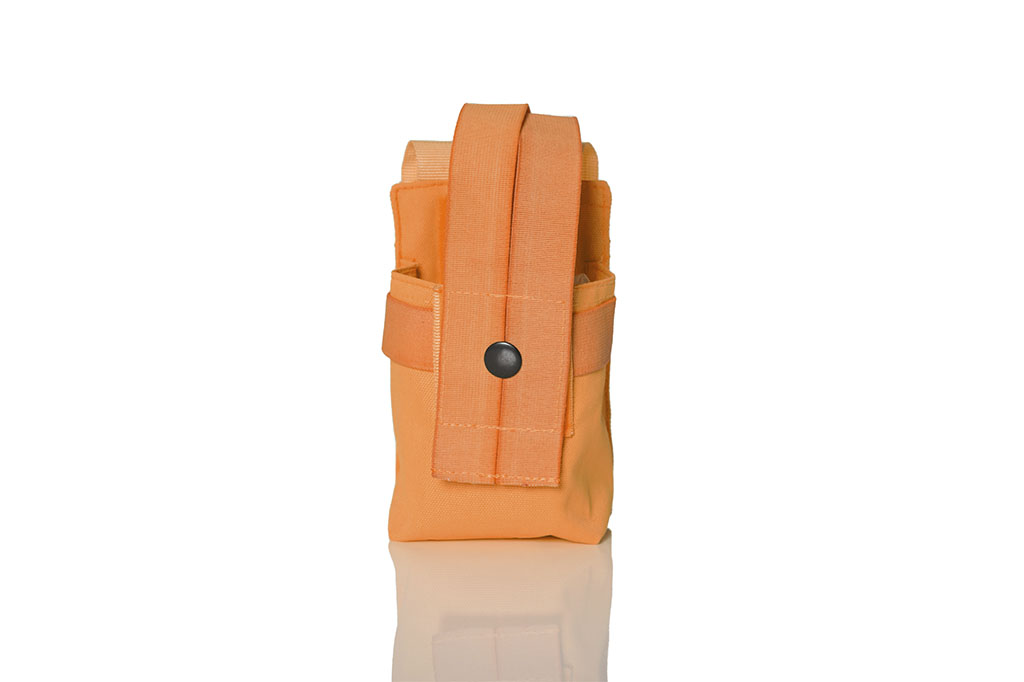 Borsa modulare radio per cinture, zaini e gilet tattici - arancia riflettente
