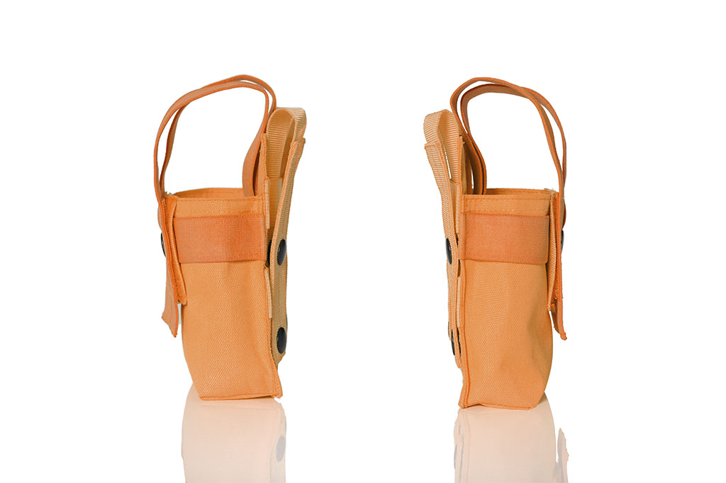 Borsa modulare radio per cinture, zaini e gilet tattici - arancia riflettente