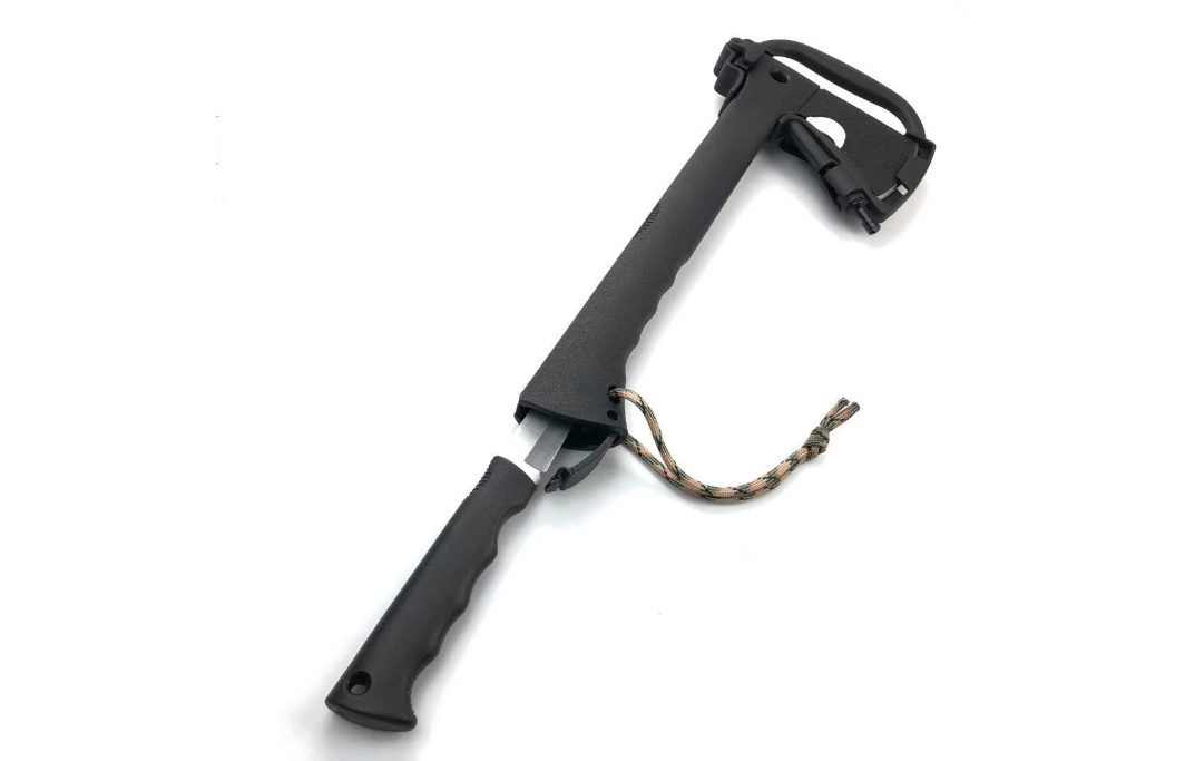 Camping Survival Axe 5-in-1 with Saw, Hammer, Signal Whistle and Flint
