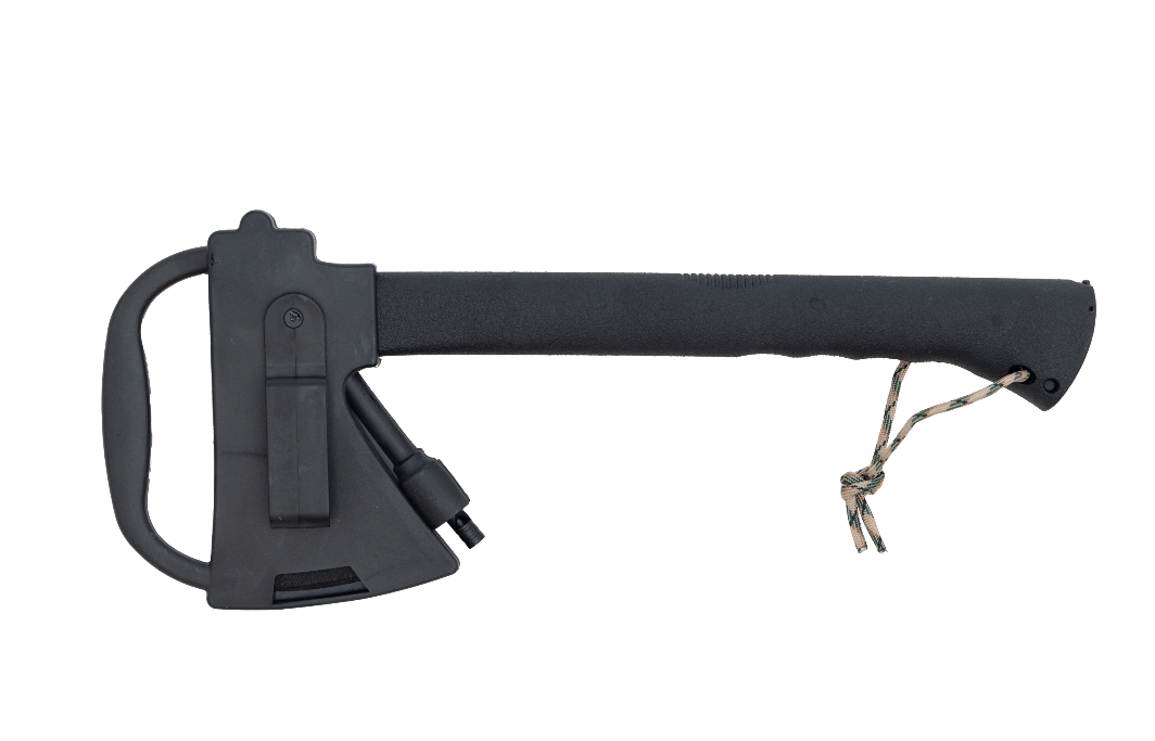 Camping Survival Axe 5-in-1 with Saw, Hammer, Signal Whistle and Flint