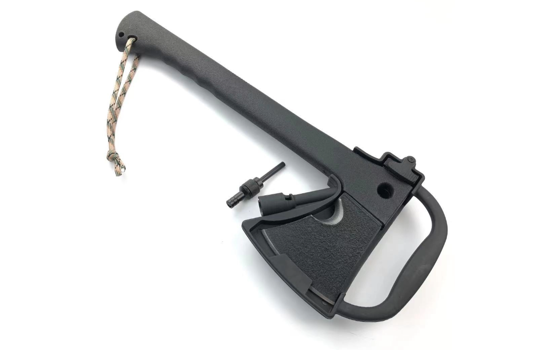 Camping Survival Axe 5-in-1 with Saw, Hammer, Signal Whistle and Flint