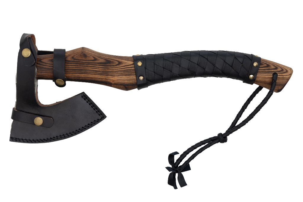 Hand Forged Viking Throwing Axe and Battle Axe– SJ- AX -1109