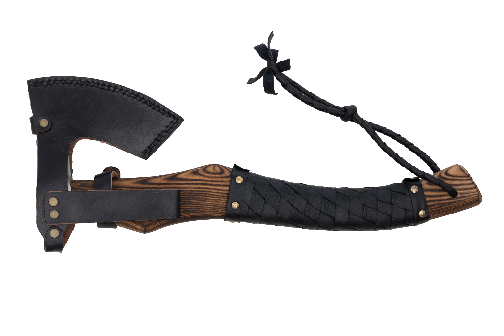 Hand Forged Viking Throwing Axe and Battle Axe– SJ- AX -1109