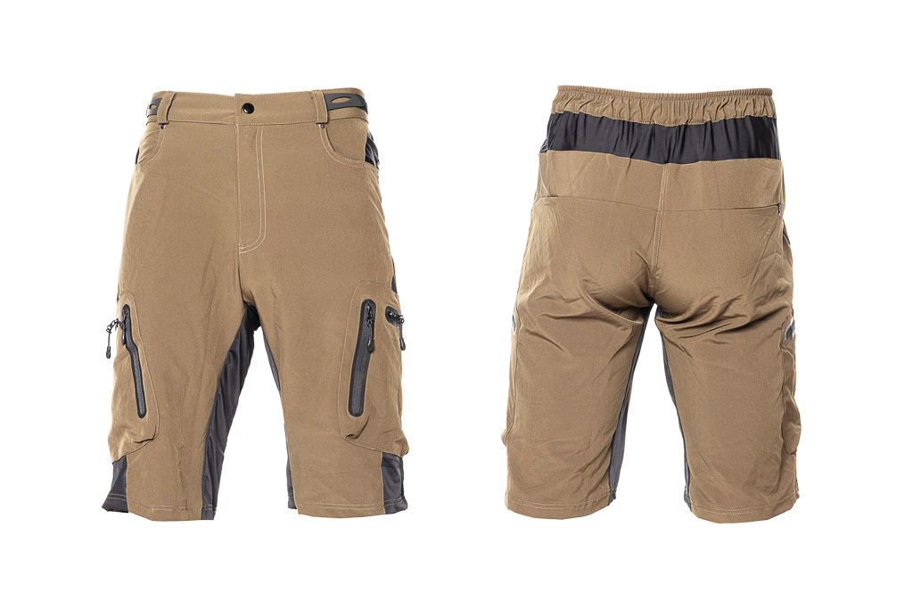 Pantalon court, short de randonnée kaki