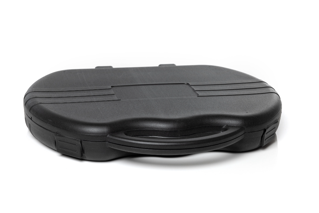 Valigetta con 6 luci segnaletiche ricaricabili di colore blu a LED