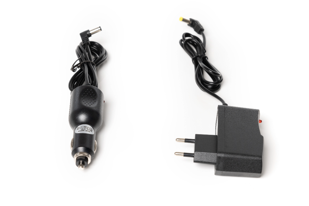 Valigetta con 6 luci segnaletiche ricaricabili di colore blu a LED