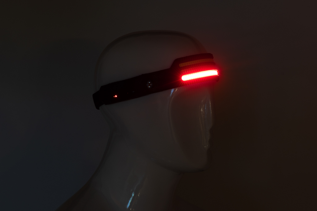 Lampada frontale COB a LED con 11 modalità luminose e controllo gestuale